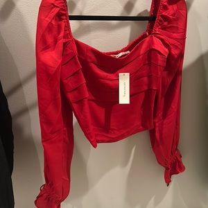 Francesca’s Red NWT Size M top
